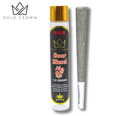 Gold Crown Jesters OG Sour Diesel Infused Pre-Roll | 1.5g
