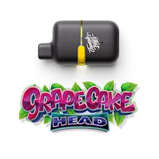 Grape Cake Head #19 - 0.5g Live Resin Vape Pen