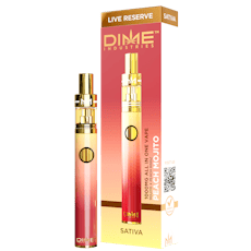 Dime Live Resin Peach Mojito Disposable 1g