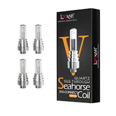 LOOKAH - SEAHORSE COIL V - QUARTZ SEE THROUGH - 510 - 4PK
