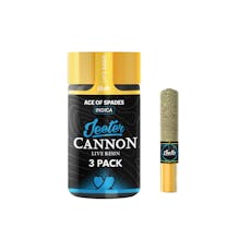 Jeeter Live Resin Cannons 1.5g: 3pk Ace of Spades