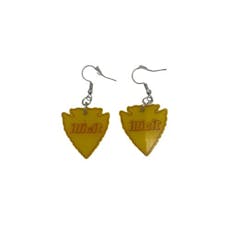 Arrowhead Dangle Earrings Illicit - Yellow