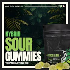 King City Gardens - Liquid Diamond - Sour Lemon Lime Gummies 10pk - 100mg