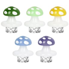 Generic | Carb Cap | Mushroom Helix Spinner | Assorted Colors