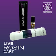HEAD CHANGE - CART ROSIN LIVE - 0.5G - BLUEBERRY BLUSHIE - INDICA HYBRID