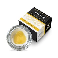 Amber Live Badder 1g Indica; Black Triangle