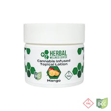 Herbal Wellness Center - 1:1 CBD Mango Topical Lotion - 1000mg