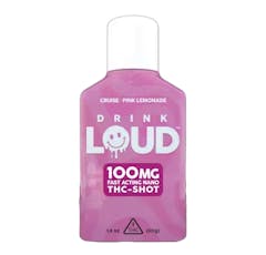 Drink Loud | Pink Lemonade | Rosin Fast-Acting Nano Shot - 100mg
