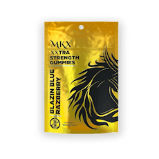 Blazin Blue Raspberry 200mg Gummies by MKX