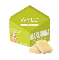 Wyld: Wellness Gummies | Pear 1:1 | 100mg CBG : 100mg THC | 10pk