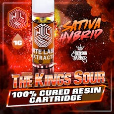 White Label Extracts - Cured Resin Cartridge - The King's Sour (1 gram)