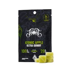 HEAVY HITTERS / ATOMIC APPLE / HYBRID / 20MG GUMMY 5 PACK