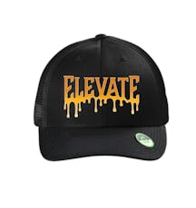 ELEVATE - HAT - DRIP LOGO TRUCKER - BLACK - OS