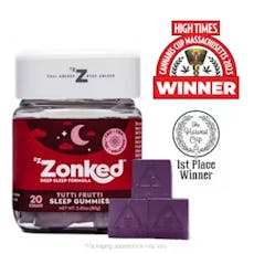 Zzzonked Gummies 20pk (100mg) Tutti Frutti