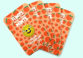 FLINTTS Mints - Edible - Sour Tangerine - F Strength 175 (Non THC/CBD)