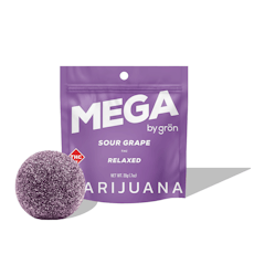 Gron - 100mg MEGA Pearl (1pk) - INDICA Sour Grape