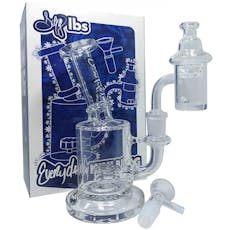 Swed Dogg Lbs | Rig | Water Pipe 6.5" | Everyday Collection #3 | Box Set w/Bowl, Banger & Carb Cap
