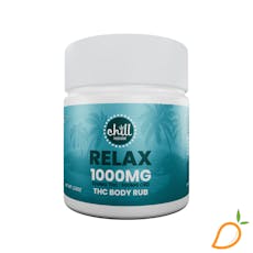 1000mg 1:1 RELAX Body Rub Chill Medicated
