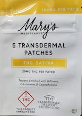 Mary's Medicinals - Transdermal Patch - Transdermal Patch (S) 125mg