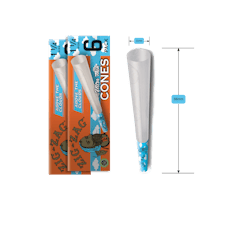 Zig Zag Ultra Thin Colored Tips Cones 1 1/4" 6pk Above The Clouds