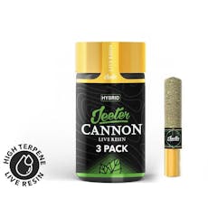 Jeeter - Moonbow (Hybrid) Baby Cannon Live Resin 3pk Preroll 1.5g