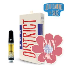 District Cannabis | Liquid Diamonds and Sauce Vape Cartridge | Florida Wedding | 500mg
