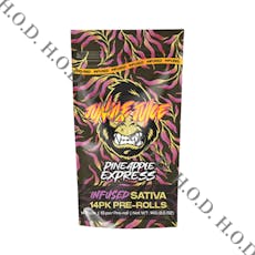 Jungle Juice Pineapple Express Infused Pre-Roll 1g 14 Pack