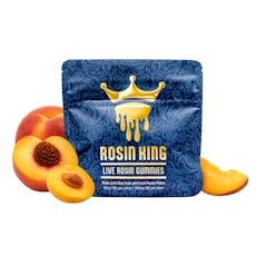 Rosin King | Apricot Peach | Live Rosin Gummies | 10pk | 100mg