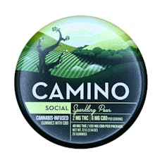 Camino Gummy | Sparkling Pear | 3:1 THC/CBD 100mg