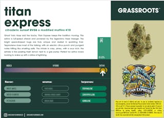 Grassroots - Flower - Dark Heart - Titan Express (S) - 3.5g