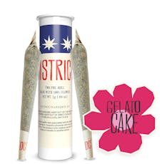 DISTRICT CANNABIS Super Silver Dawg Diamond Infused Pre-Rolls .9g (2pk)