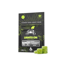 Heavy Hitters- Lights On Green Crack- 2:1 THC-THCV Gummy