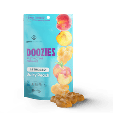 Juicy Peach Doozies 1:1 CBD:THC 10pk - Green Revolution