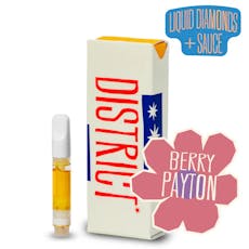 District Cannabis - Berry Payton Liquid Diamonds & Sauce Vape (.5g)