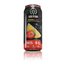 High Peaks - Beverage - Sparkling Strawberry Lemonade - 10mg(2:1)(THC:CBD)