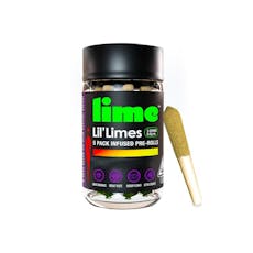 Lime Alien Gas 3g Infused PreRoll 5 Pack