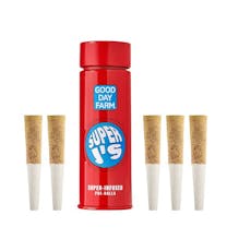 GDF: Infused Pre-Roll Pack | Grapefruit x Peak 112 | Super J's | 0.5g | 5pk