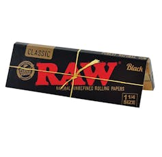 Raw - Black 1 1/4th Papers