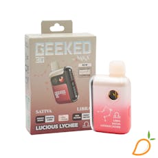 3g Lucious Lychee Disposable Vape Geeked by MKX