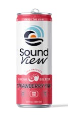 Soundview Strawberry Kiwi Seltzer 3mg THC 3mg CBD 3mg CBG - 12 Oz Single Can