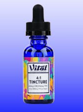 Vital Tincture Hybrid - 100mg 4:1 CBD:THC