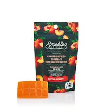 Sour Peach Single Piece Gummy 100mg