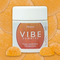 Peach | Vegan Solventless Gummies 100mg