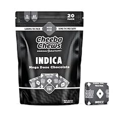 1000mg Mega Dose Indica Cheeba Chews
