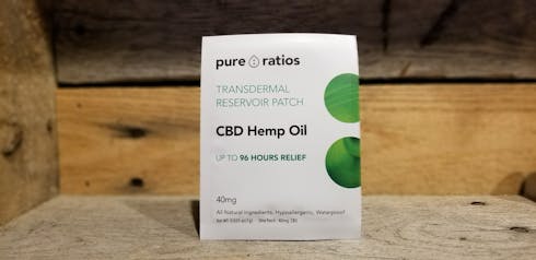 Pure Ratios CBD Transdermal Patch - 40mg