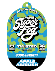 Super Fog TWISTED Jefe XL Disposable 2g - Apple Ambush