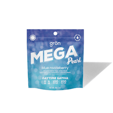 GRON - Blue Razzleberry (S) 1:1 THC:CBG 100mg Mega Pearl