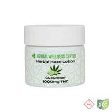 Herbal Wellness Center - 1:1 CBC Cucumber Topical Lotion - 1000mg
