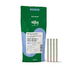 MFNY 4 Pack Live Resin Infused Prerolls - Hash Burger x Hash Burger Indica