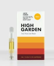 HIGH GARDEN | JACK HERER | PURE LIVE RESIN CART | 1G